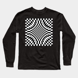 Checkerboard Long Sleeve T-Shirt